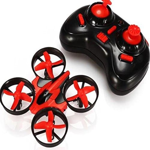 VKOPA Mini RC Drone, 2.4G Mini UFO Quadcopter with 6-Axis Gyroscope, Headless Mode 3D Flip One Key Return (Red)
