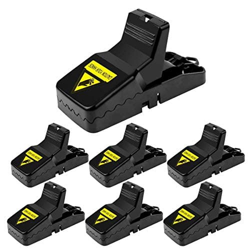 Diaotec Mouse Trap, Rats/Mice/Rodents Snap Traps That Work Quick Kill - Sensitive and Effective Mice Control/Catcher (6 Pack)