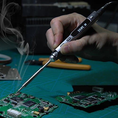 MINI TS100 Digital OLED Programable Interface DC5525 Soldering Iron Station Built-in STM32 Chip (Auto)