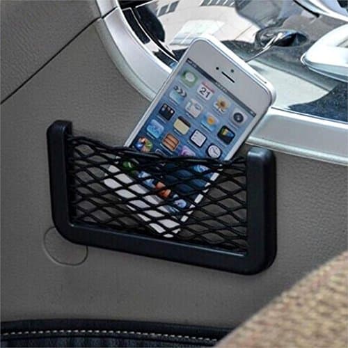 14.5*8.5 cm Universal Auto Car Seat Back Storage Net Bag Phone Holder Pocket Organizer