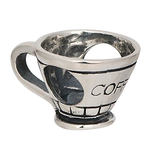 Authentic Sterling Silver Pot & Cup Charm Bead (Coffee Cup)