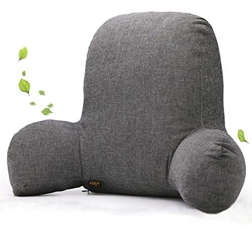 Blue wave point pillow - Best Bed Pillow with Weapon Reading Bed - Perfect for Adults, Teens, and Kids –by wwang (X-Large, Slub grey)