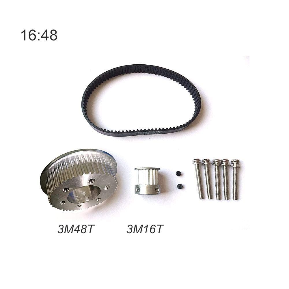 Presentimer Electric skateboard kit synchronous wheel 48 teeth 55 tooth kit skateboard timing belt