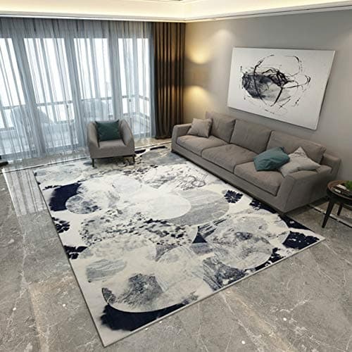 Gran tienda Carpet Fashion Pattern Breathable Absorbent Rectangular Polypropylene Soft Comfortable Elastic Living Room Bedroom Sofa Office Mat Rug,A,200x300cm