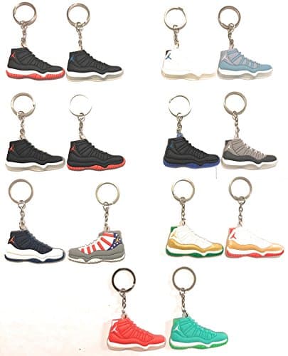 WeTheFounders Shoe Sneaker Keychains AJ-Retro 11 2 Pack