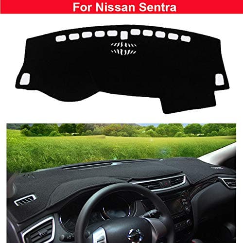black Non slip Dash Carpet Dashboard Mat Car Dashboard Sun Cover Non slip Dash Mat.(Left hand drive)