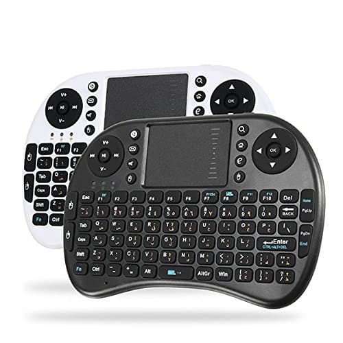 Ipazzport I8 2.4G Wireless Arabic Version Rechargeable Mini Keyboard Touchpad Airmouse