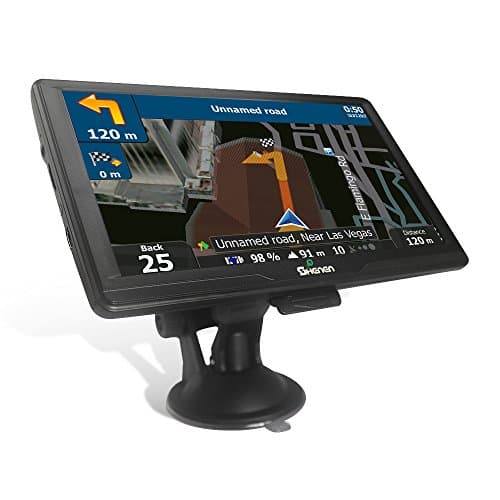 Car GPS Navigation 7 Inches 8GB Capacitive Touchscreen System Vehicle GPS SAT NAV Included Overall America Maps Directions with 2 Car Charger