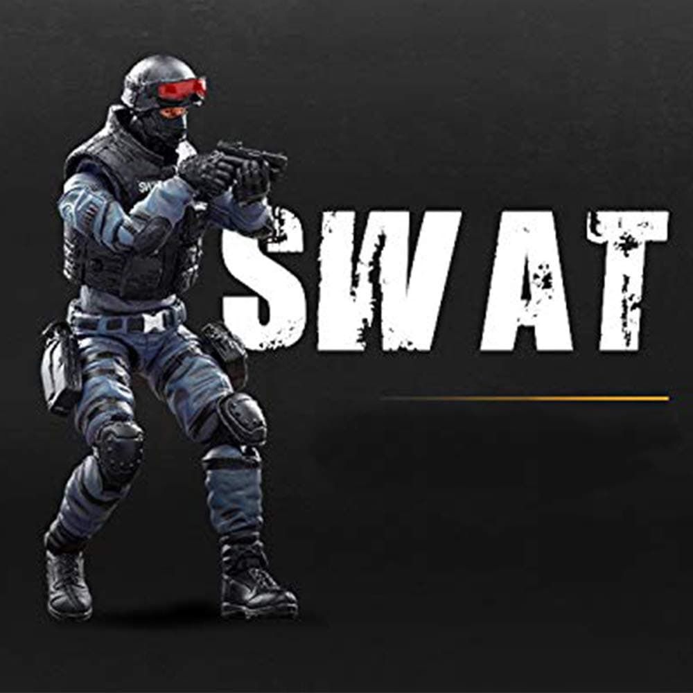 JOISME Dark Source 1/18 Soldier Action Figures CF Swat Anime Figure Cross Fire Game Collection Action Figure Military Model Toys