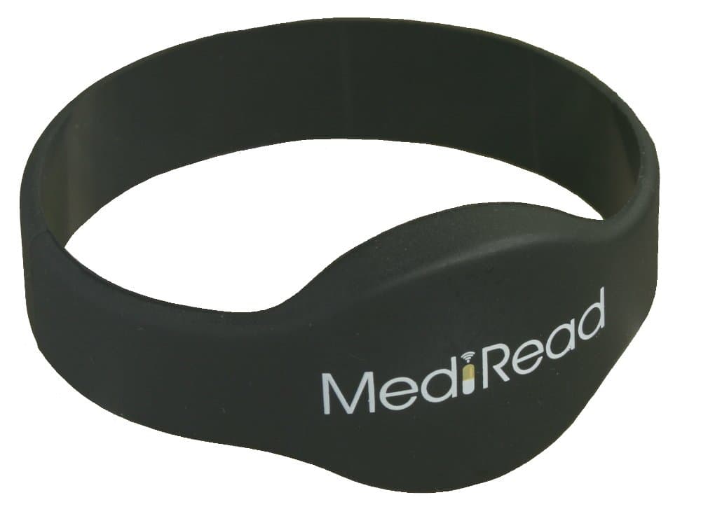 MediRead Medical Alert Bracelet, Read/Update Using Smartphone, Data Stored On Bracelet Itself, Light, Waterproof, Works Anywhere