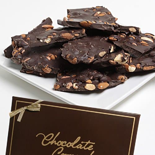 Belgian Dark Chocolate Almond Bark - 12oz