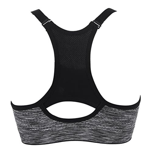 YEYELE Women 1or 3 or 5 Pack Adjustable Strap and Removable Pad Tank Top Racerback Sports Bra