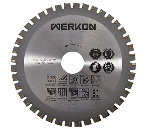 Universal Saw Blade 190 x 30 x 2 mm 60 Teeth, Circular Saw Blade, Wood Saw Blade, Multi-Saw Blade