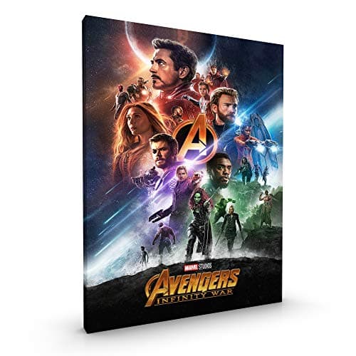 Avengers Infinity War CANVAS Glossy Coated with Hanger (CANVAS - size 22 x 16 Inch, Infinity War (V3))