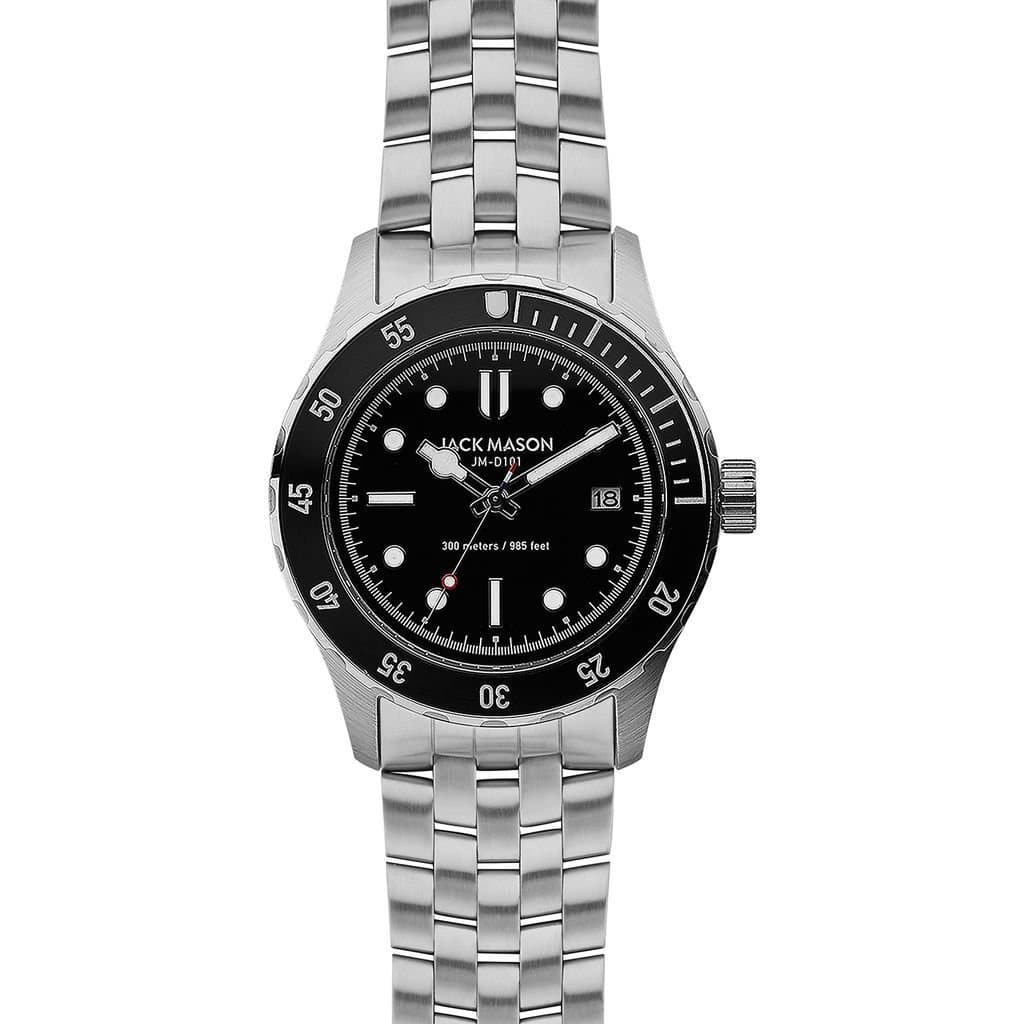 Diving 3H SS Navy Dial w/SS Bracelet