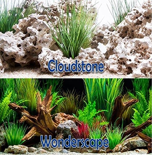 Brown Sugar Cloud Stone/Wonder Scape 12" Aquarium Double-sided Background