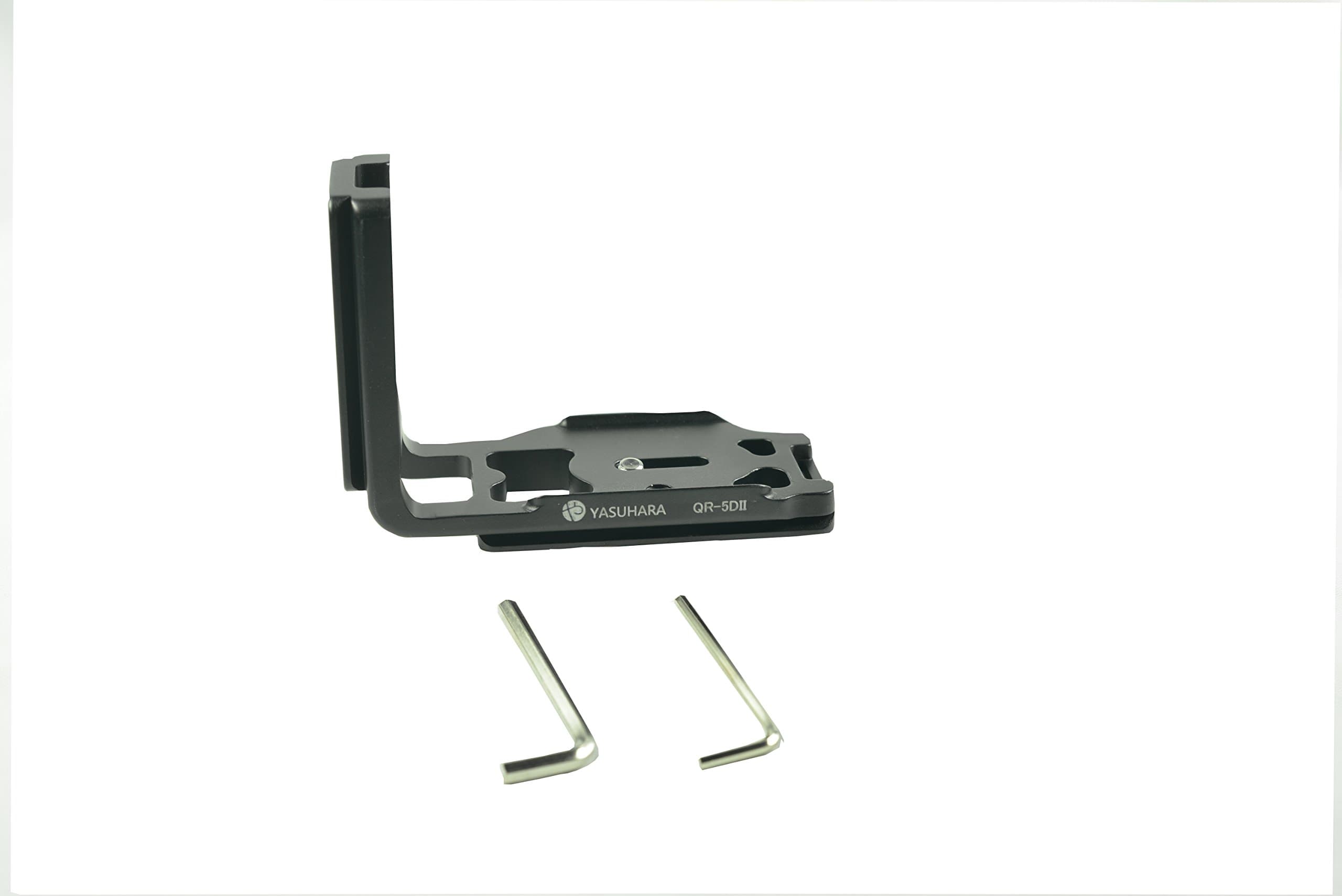 YASUHARA Quick Release Vertical Shoot L Plate Bracket Adapter for Canon 5D Mark II