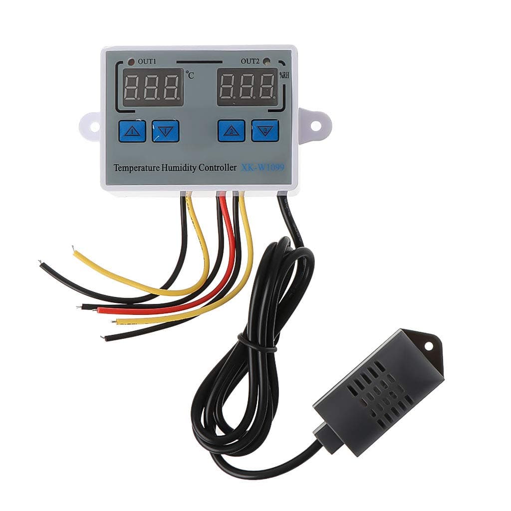 yangerous Digital Thermostat Humidity Controller,Egg Incubator,10A Temperature Controller,Accurate Temperature Monitor