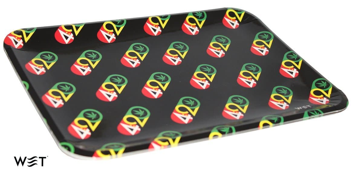 Rolling Trays (6 Pack), Medium, Great for Parties, Reusable Food Grade Paper Plate Material (4:20)