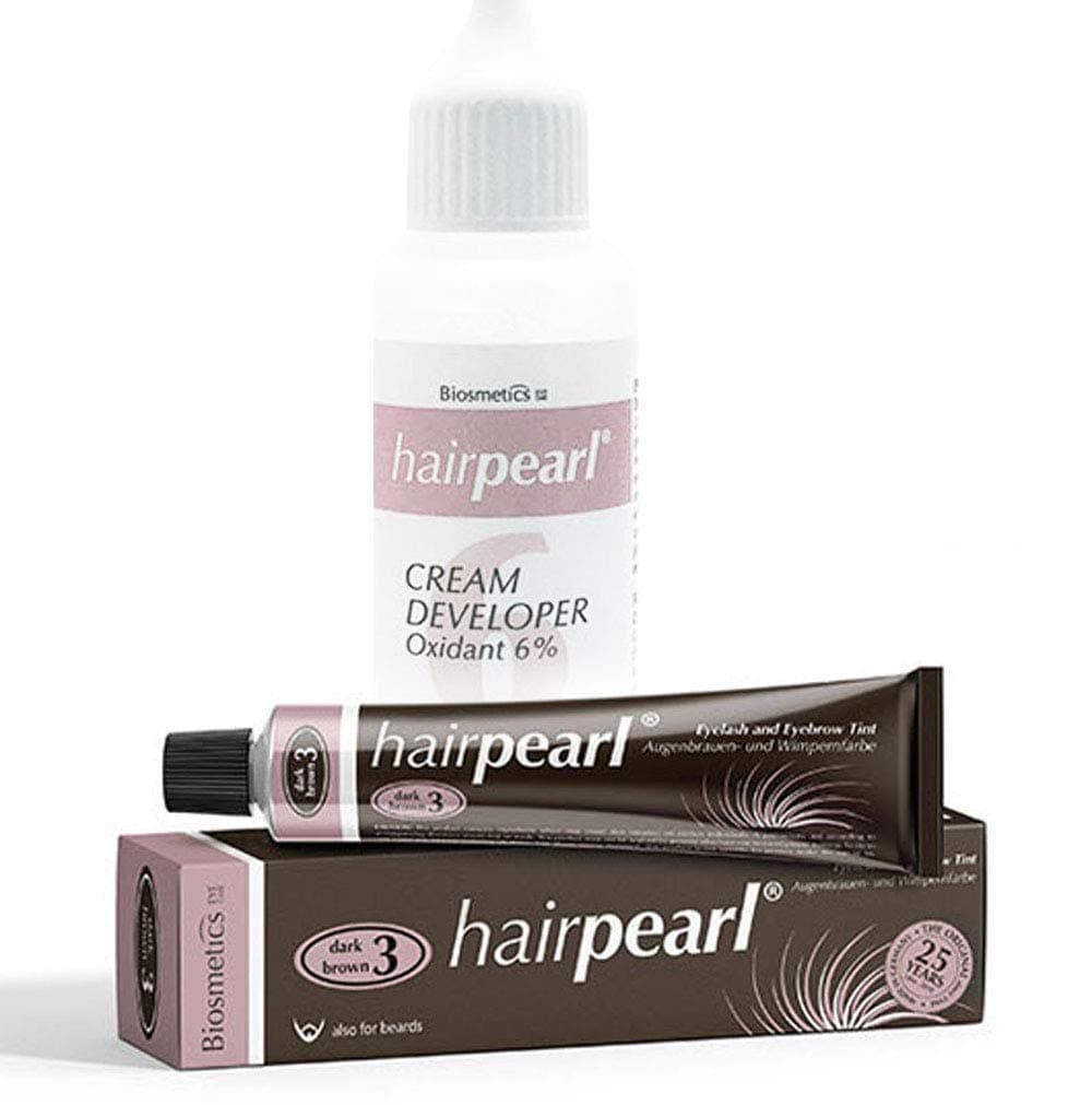 Hair Pearl Intensive Tint and Developer Kit (Dark Brown with 2.7 oz Developer Cream)