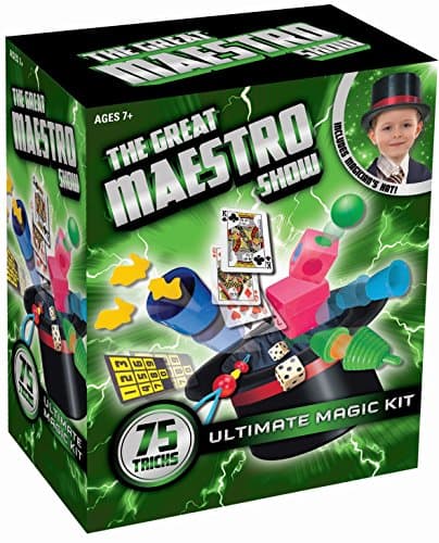 Amav Toys Magic Hat with 75 Tricks For Kids - Create Magical Show with Easy to Learn 75 Magic Tricks - All-Inclusive Magic Set - Perfect For Beginners - Best Christmas Present For Magicians Aged 7+