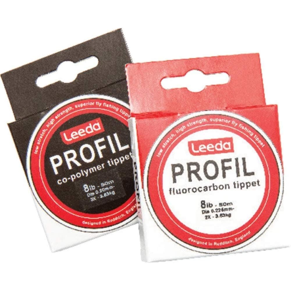 Profil Leeda Co-Polymer Tippet 50m*6 Sizes*3-10lb*2-7X*Fly Fishing Leader Line