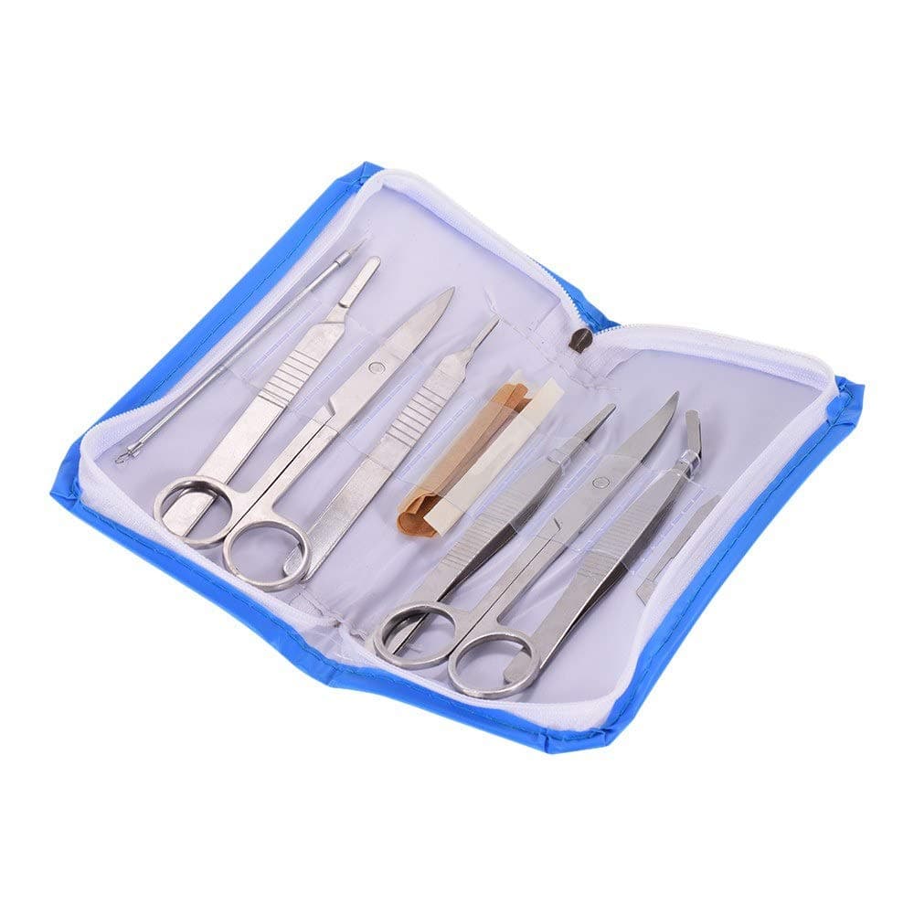 7 Pcs Anatomy Biology Lab Dissection Kit Tools with 2 Scalpel Blades for Specimen Anatomy Best for Students Children Anatomic Experience & Learning