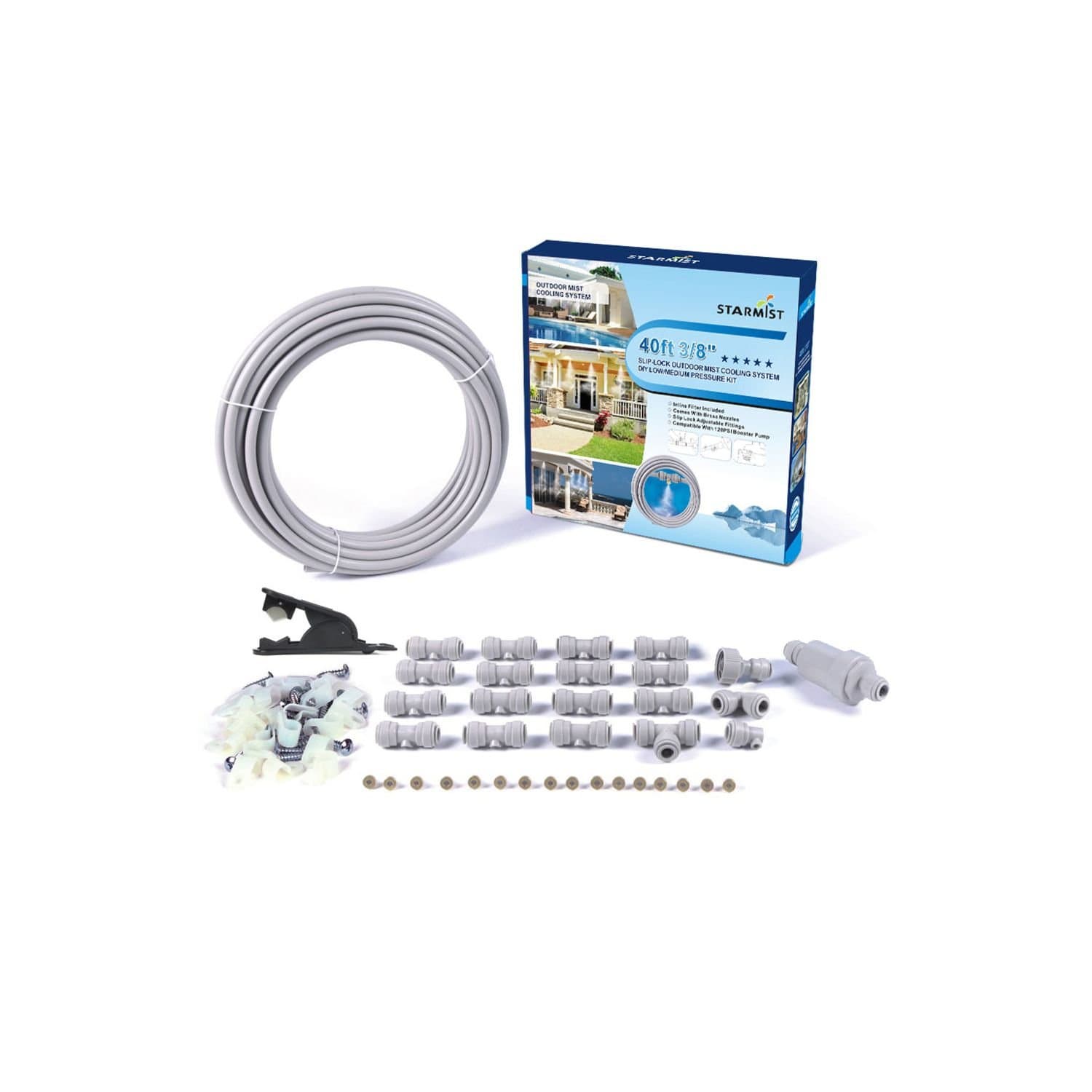 Starmist Premium Deluxe Misting Kit, 40'