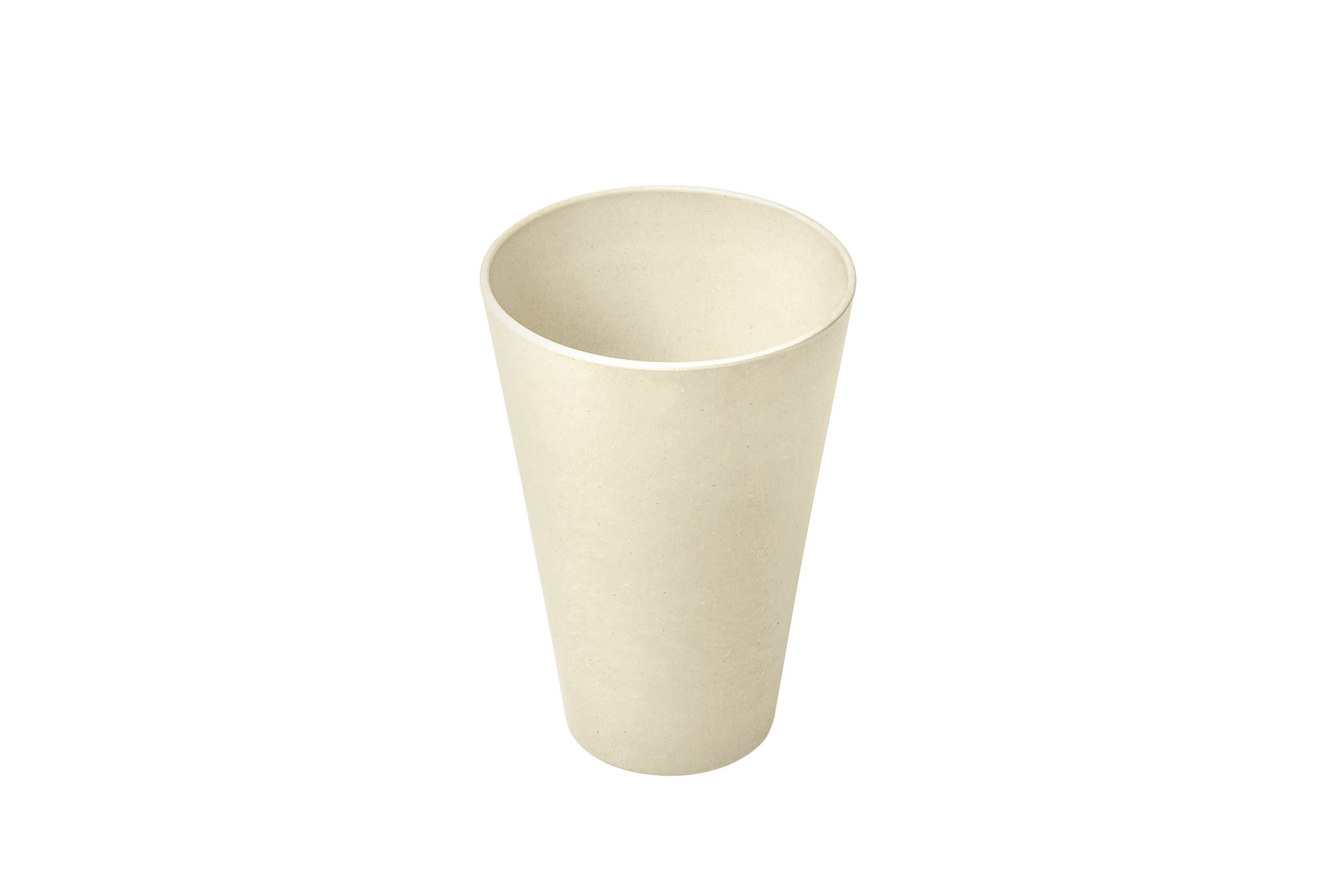 Living Eco Dining Bamboo Beaker, Cream