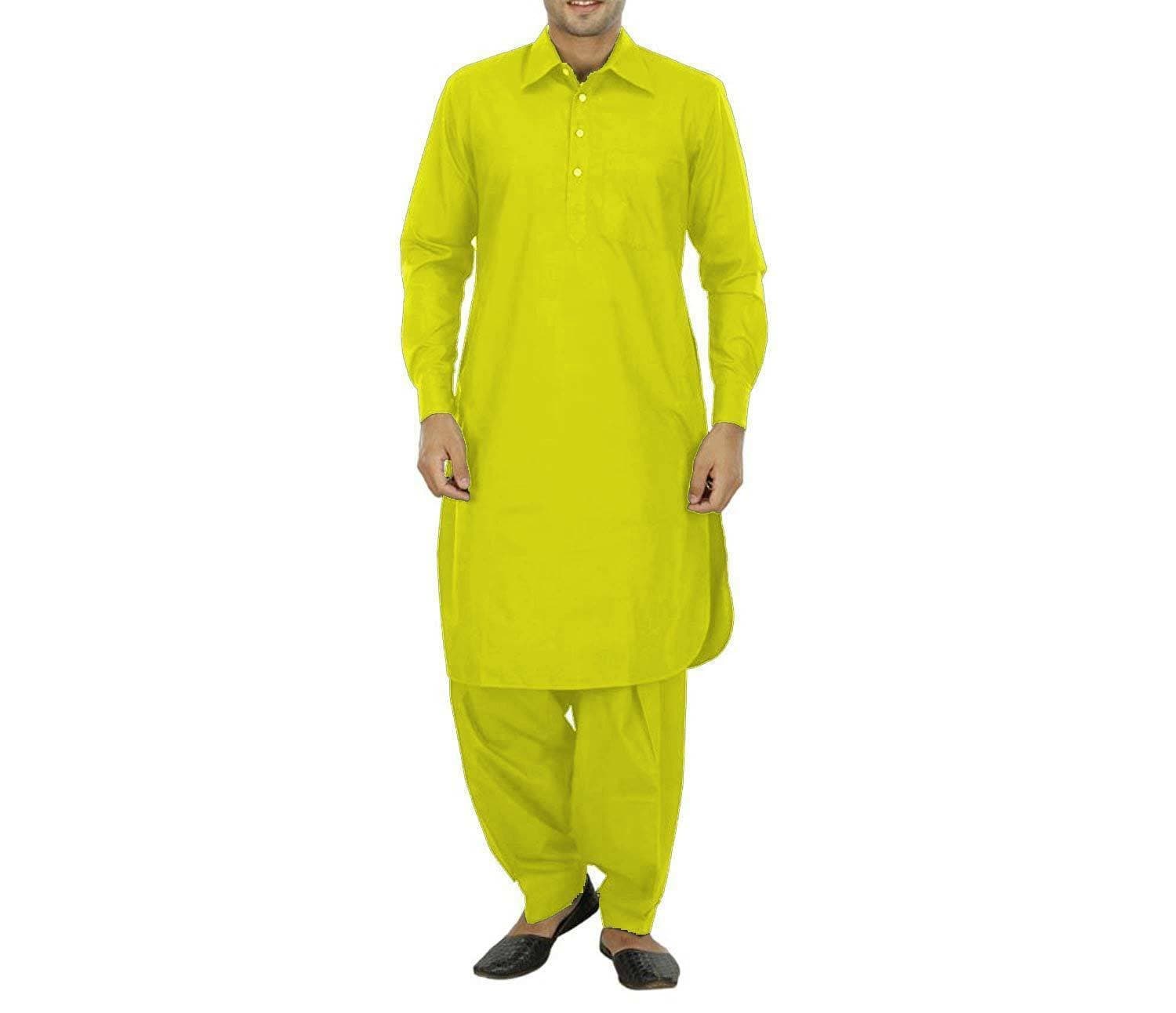 Kurta Royal Men's Linen Pathani Suit