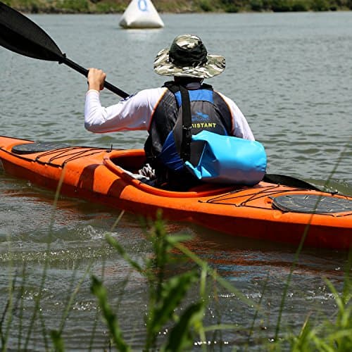 Floating Waterproof Dry Bag Sack with Shoulder Strap by CROFULL (Sky Blue, 10L)