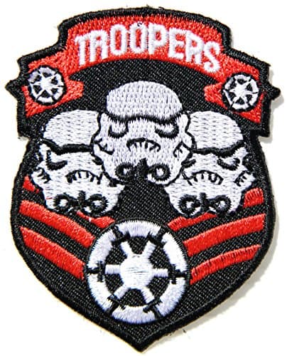 Star Wars Clone Strom trooper Legion Imperial Logo Kid Jacket T-shirt Vest Patch Sew Iron on Embroidered Badge Custome Gift