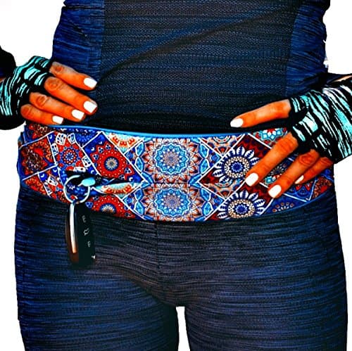 Tattoo Running Belt for Runner - hold iPhone 5, 6, 7, 8 Plus - for Walking, Travel, Yoga, Hiking