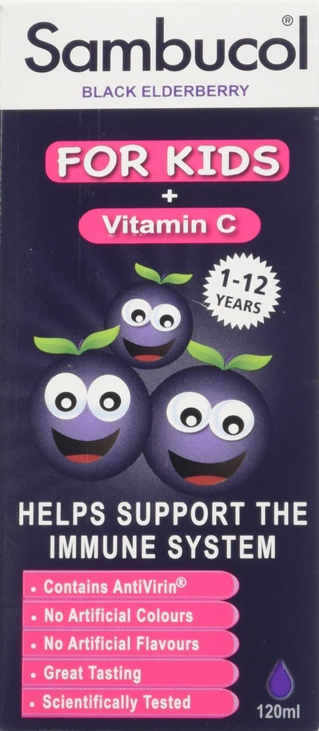 Sambucol Black Elderberry Kids, 4 oz ( Double Pack)