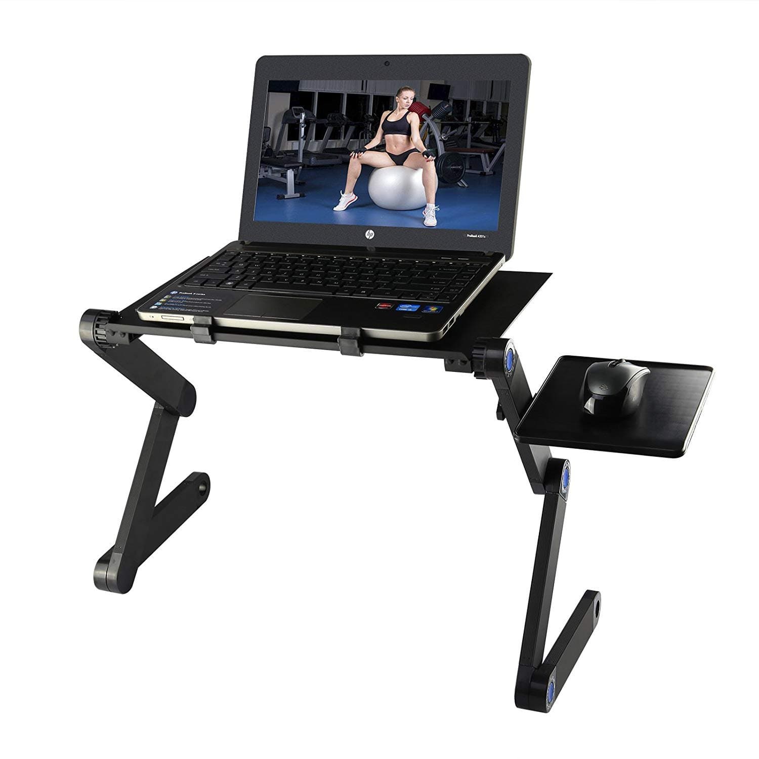 Adjustable Laptop Stand Desk for Bed, Portable Foldable Laptop Standing Table Mount for PC Notebook Mackbook Pro HP