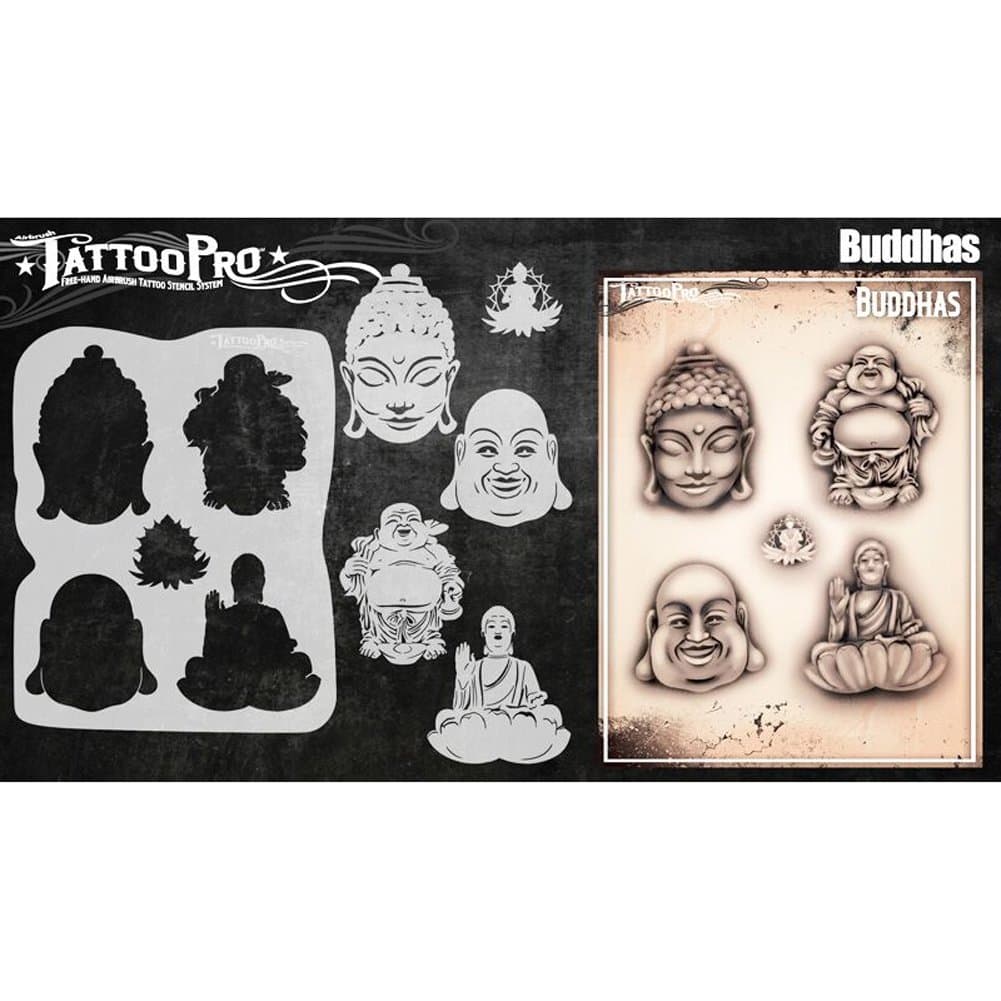 Tattoo Pro Stencils Series 5 - Buddahs