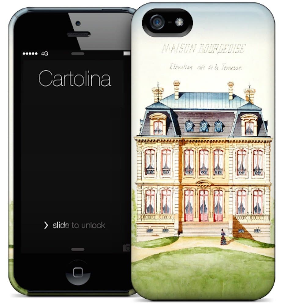 Cartolina Case for iPhone 5/5S: "Maison Bourgeoise"