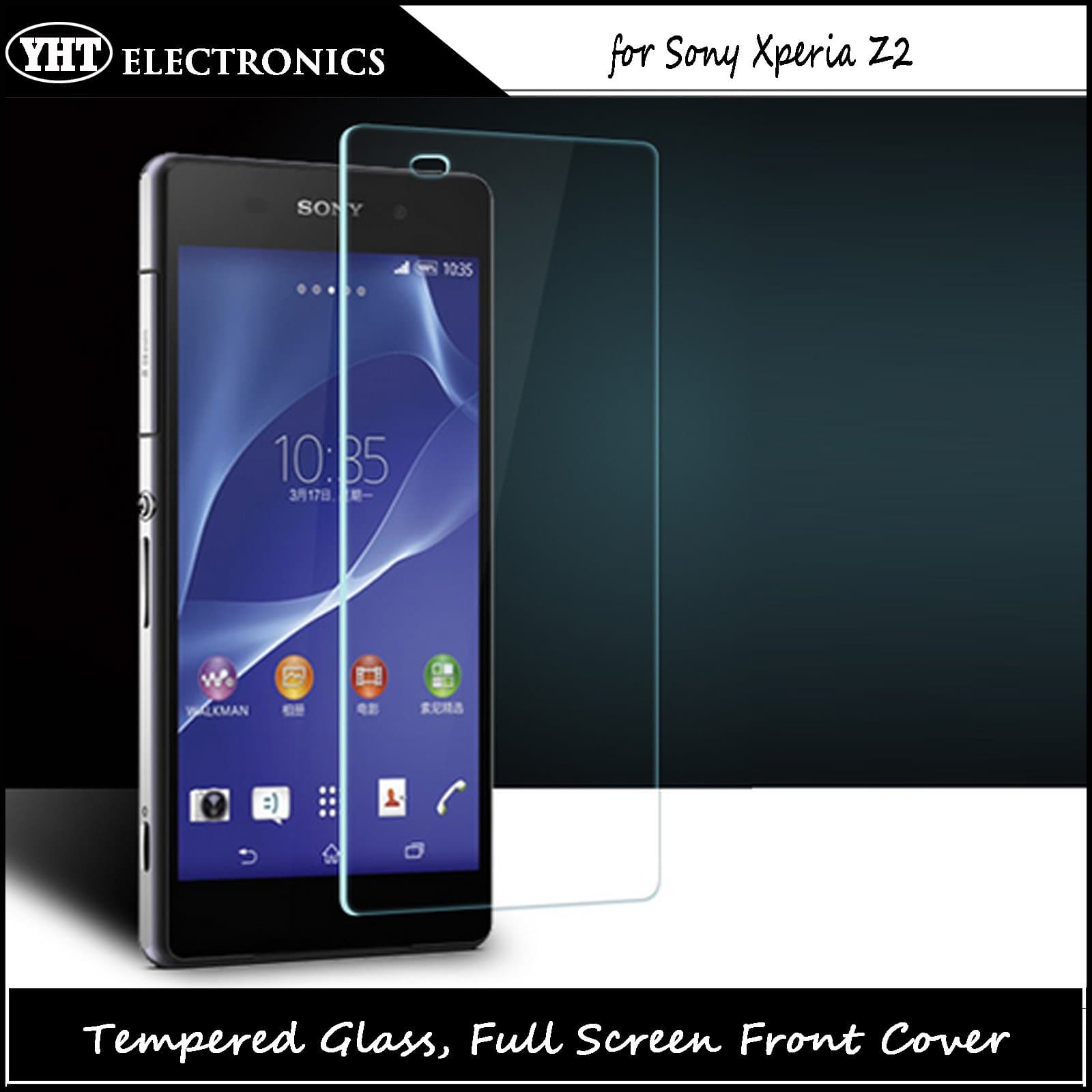 Premium Tempered Glass Screen Protector for SONY Xperia Z2 Front Screen Protection Film