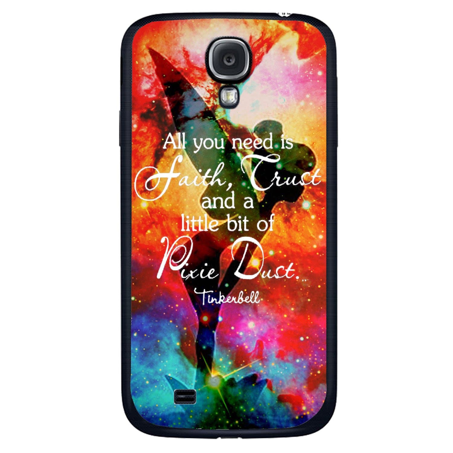 Tinkerbell Peter Pan for Iphone and Samsung Galaxy Case (samsung s4 black)
