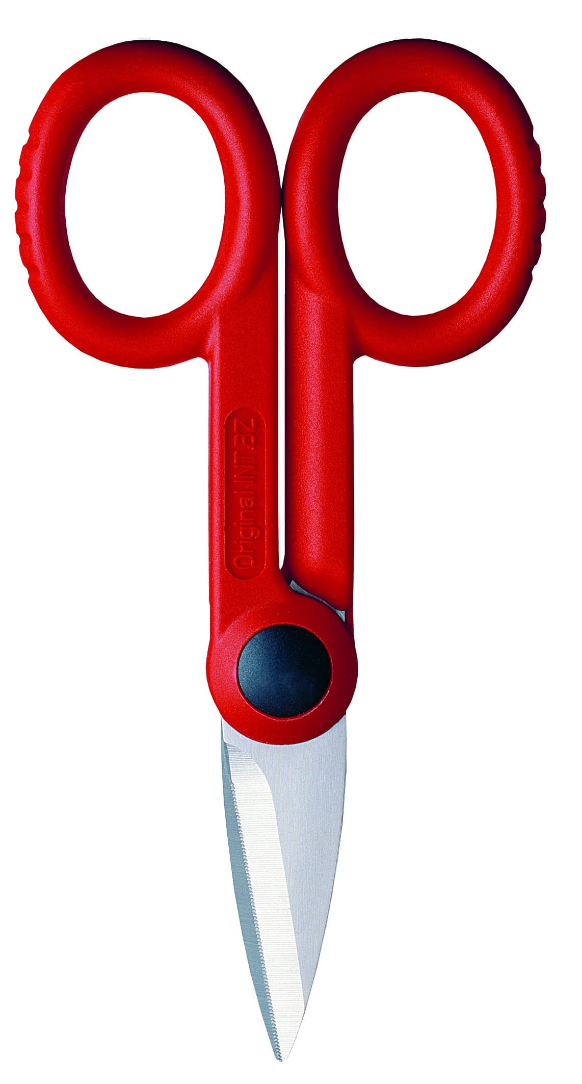 Intercable 16013 Special Scissors for Electricians with Safety Box Small Red
