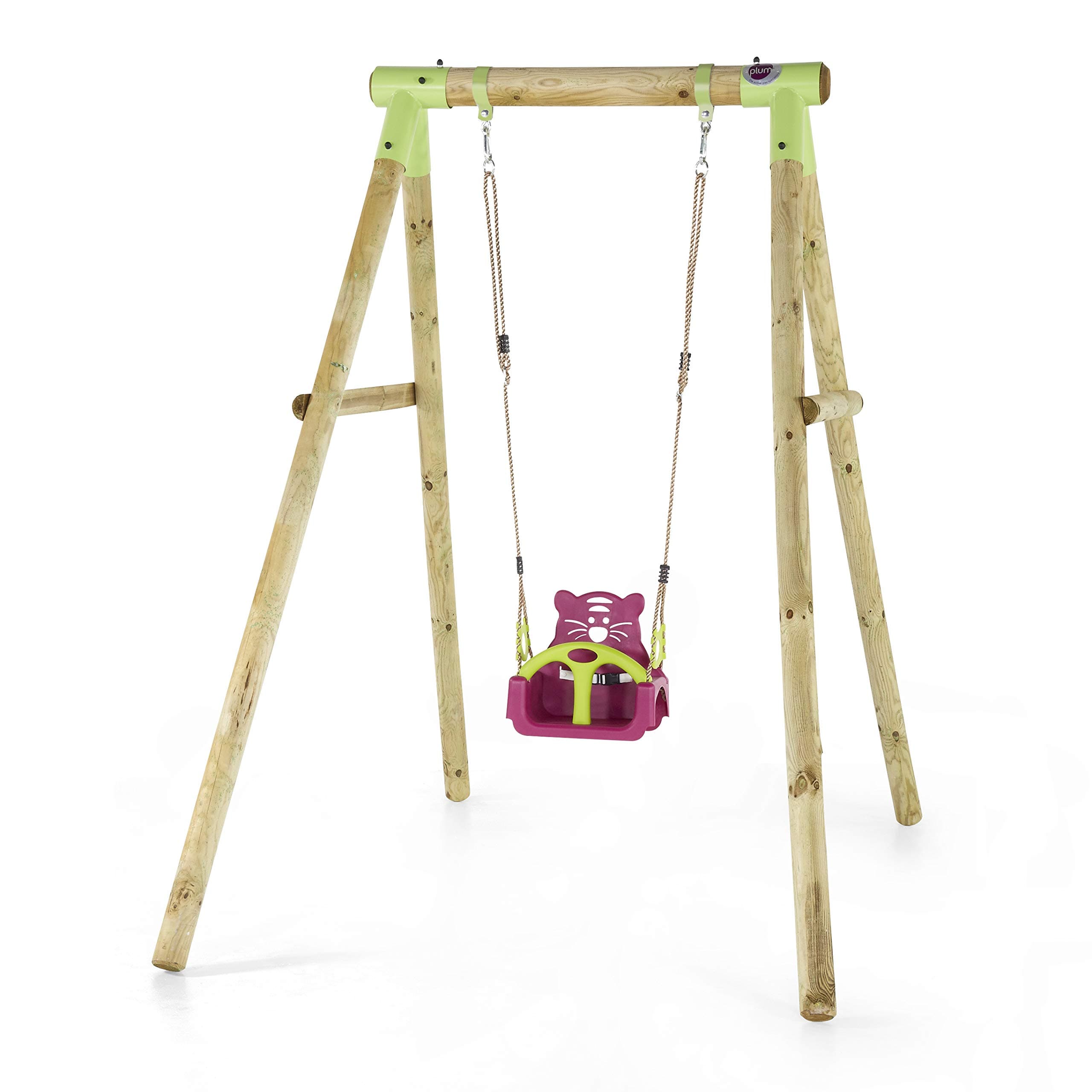 Plum Quoll Wooden Pole Swing Set.