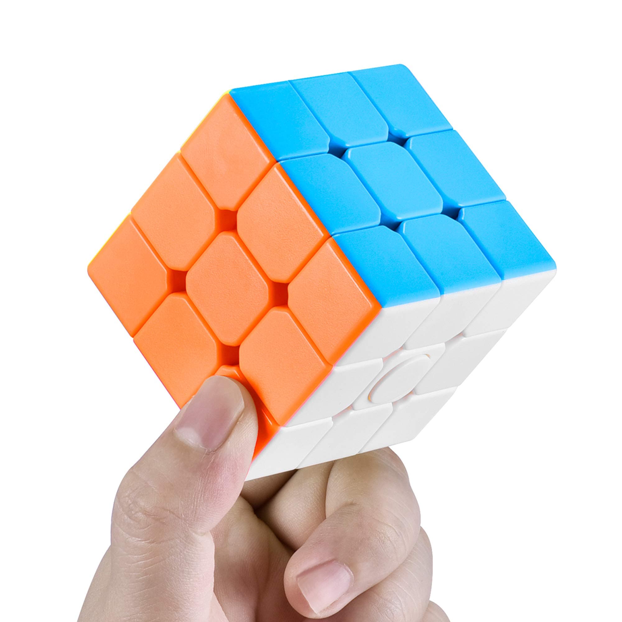 Ganowo 3x3 Magic Cube Speed Puzzle Rubix Game Smooth Stickerless