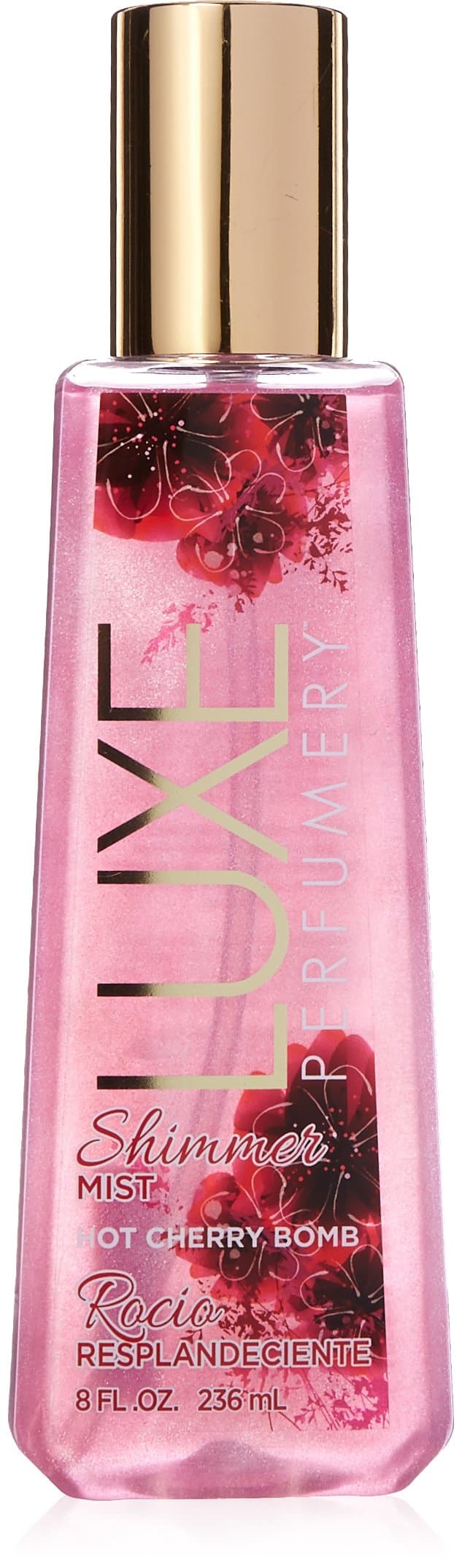 Belcam Bath Therapy Luxe Shimmer Mist Eau de Parfum Spray, Hot Cherry Bomb, 7.98 Fluid Ounce
