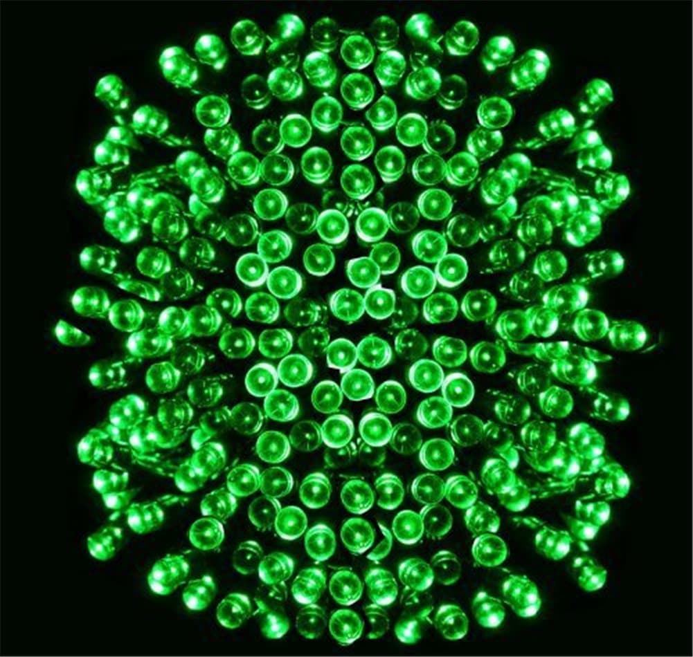 Green Solar Powered LED String Light, Ambiance Lighting,Solar Fairy String Lights for Outdoor, Gardens, Homes, Christmas Party (Green, 100 LEDs)