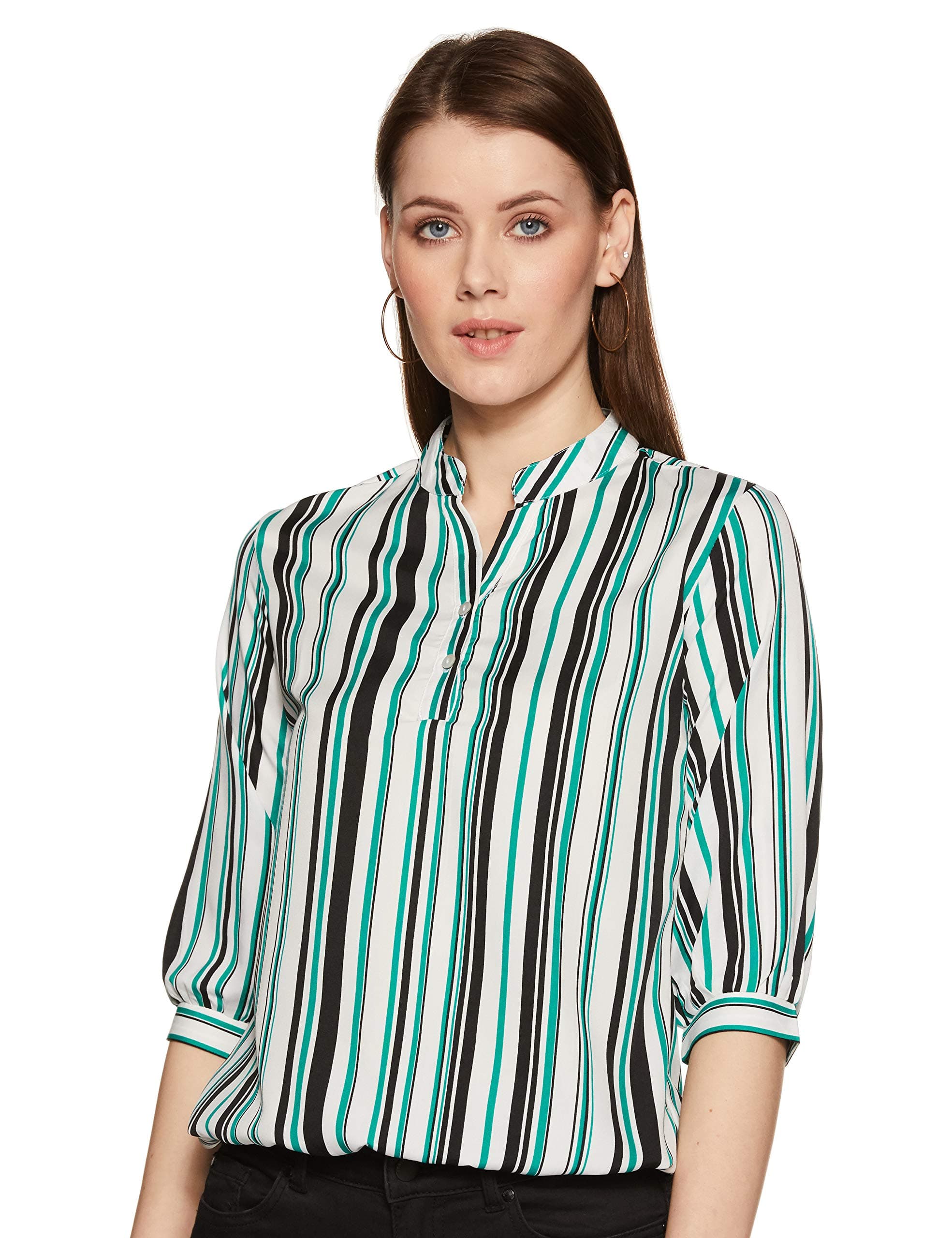 KRAVE Women's Striped Regular Fit Top