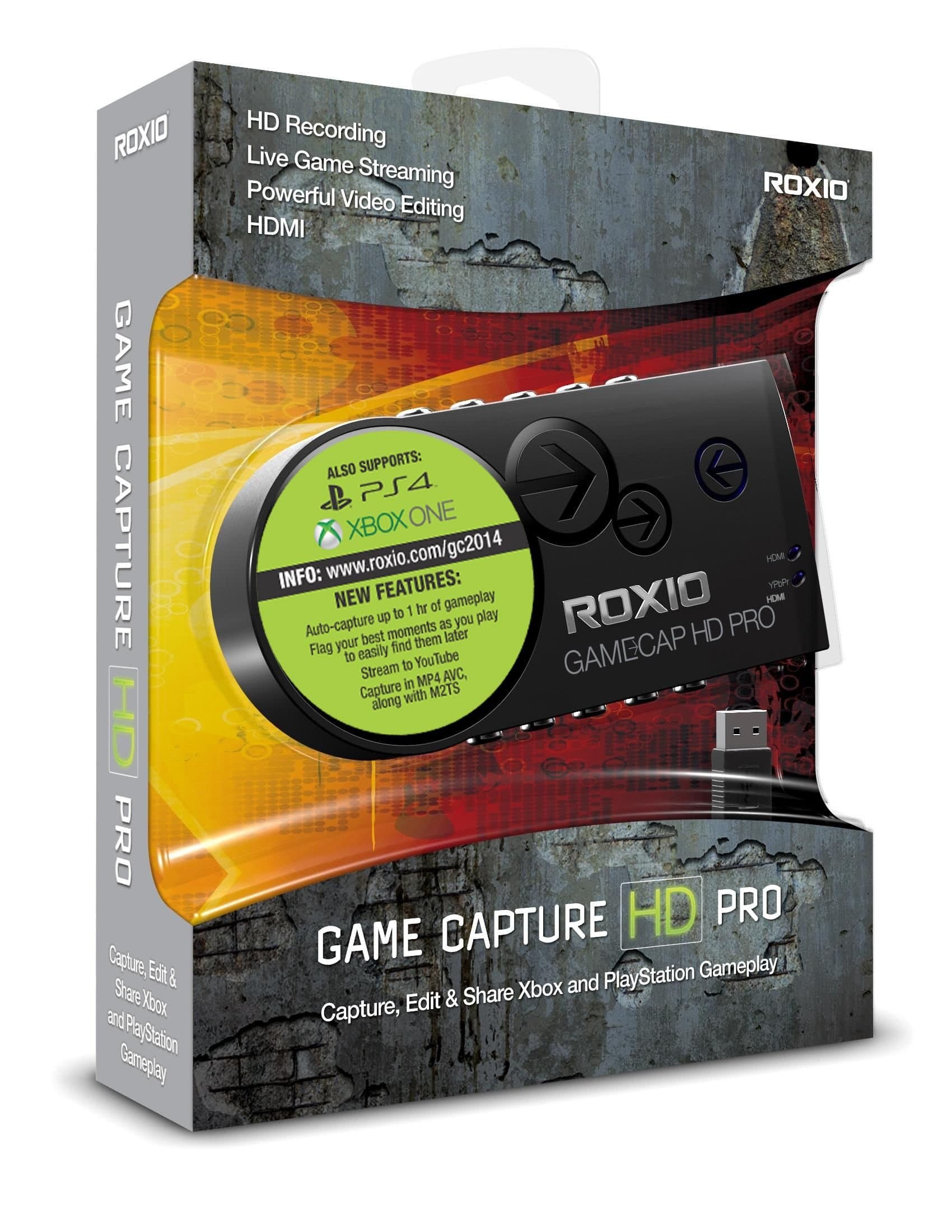 Roxio Game Capture HD Pro (PS4/PS3/Wii/Xbox 360/Xbox One)