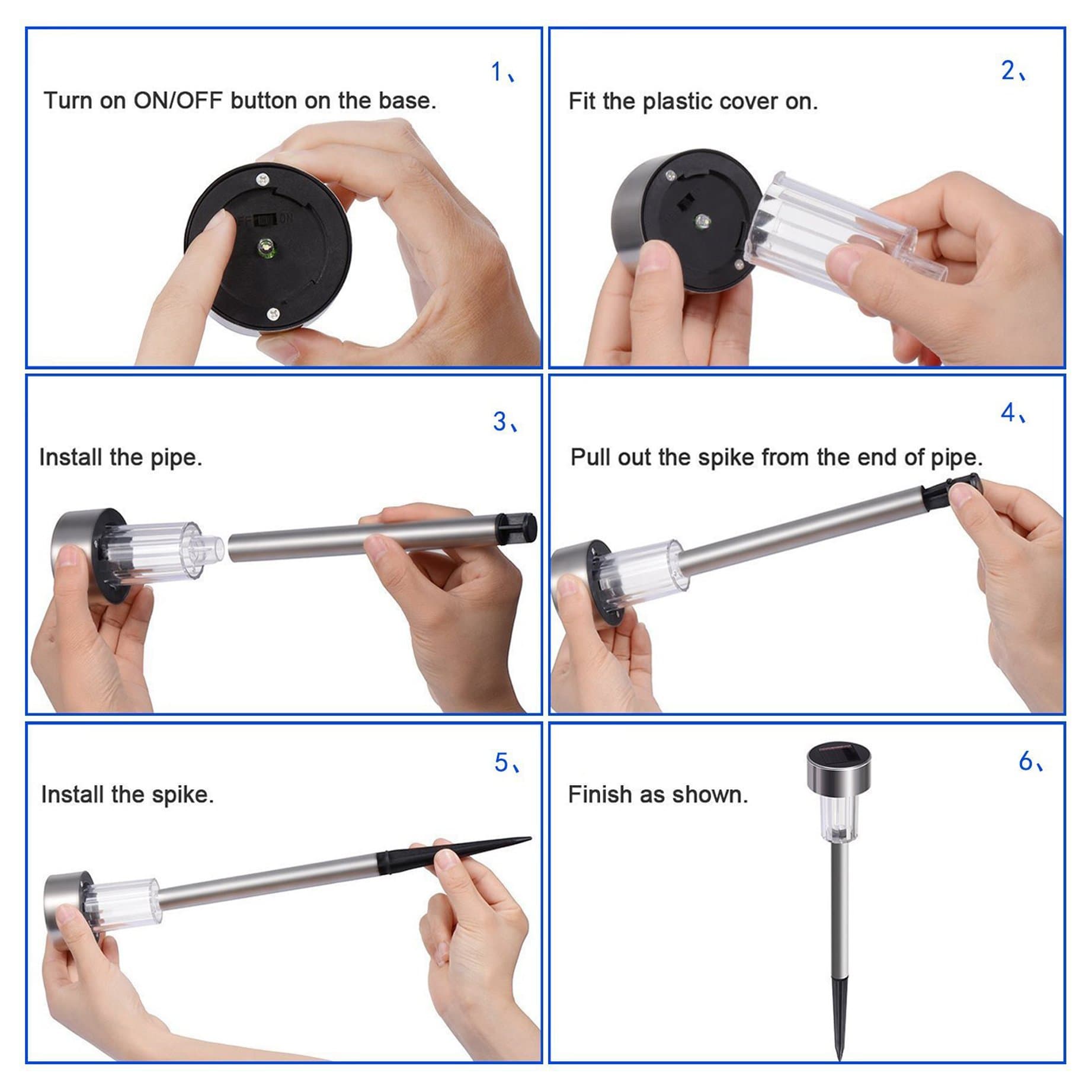 NeillieN Solar String Lights,Globe String Light, (18-Pack)