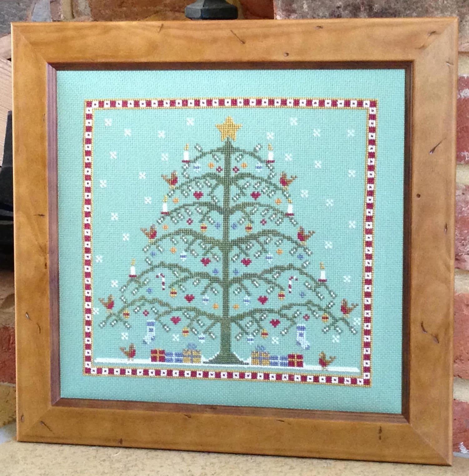 Historical Sampler Christmas Eve Cross Stitch Kit