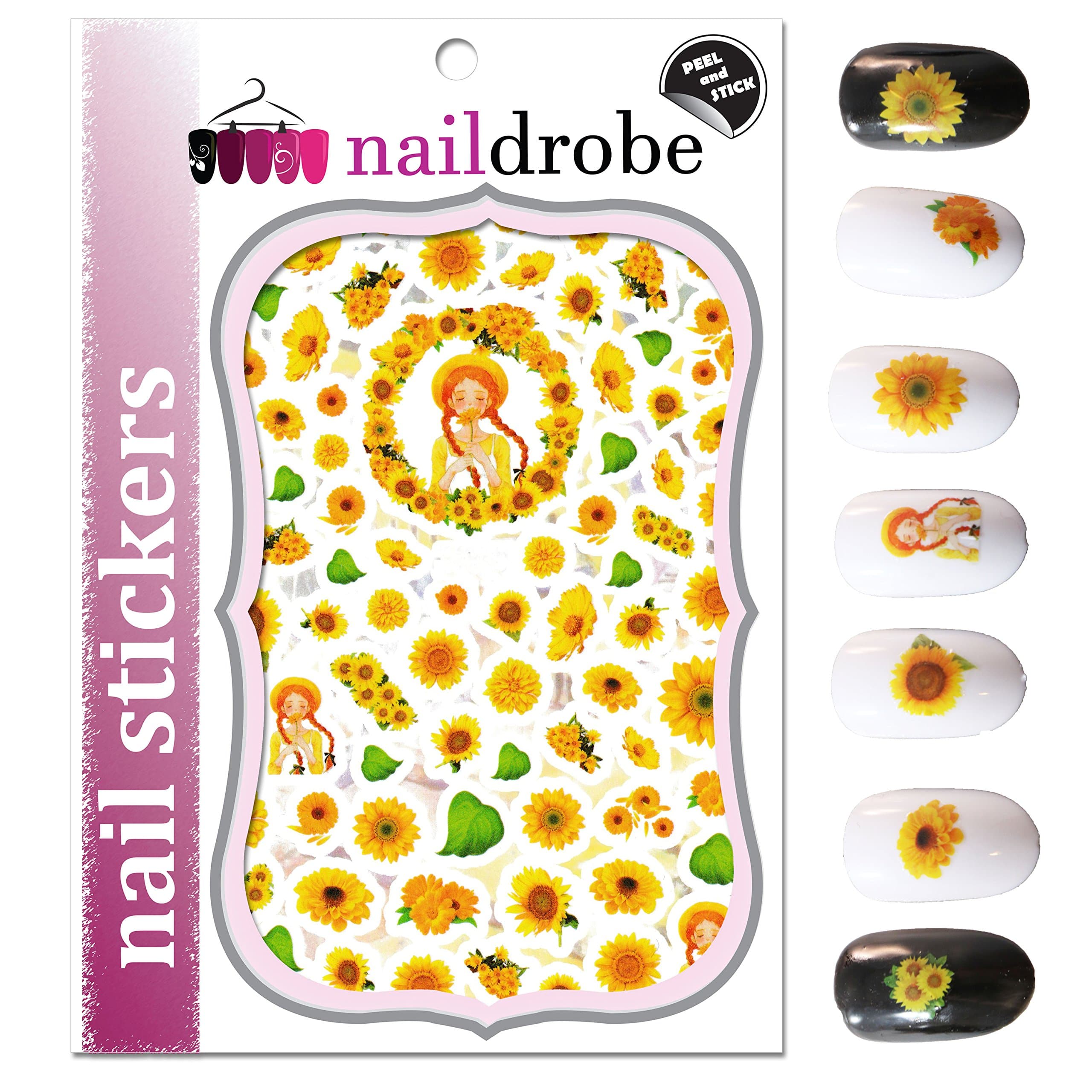 Naildrobe Sunflower Nail Stickers