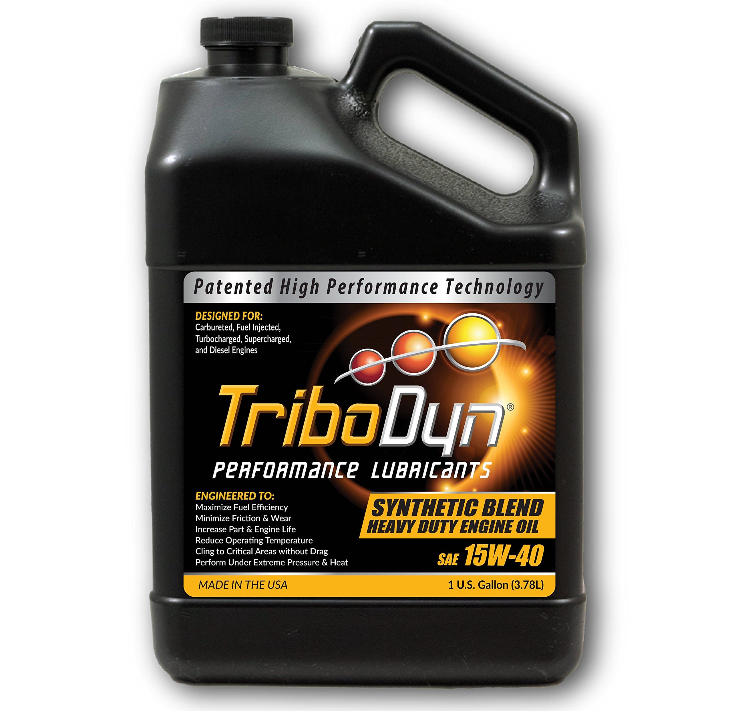 TRI-EX2 15W40 Synthetic Blend Engine Oil with Ceramic Coating (1 Gallon)